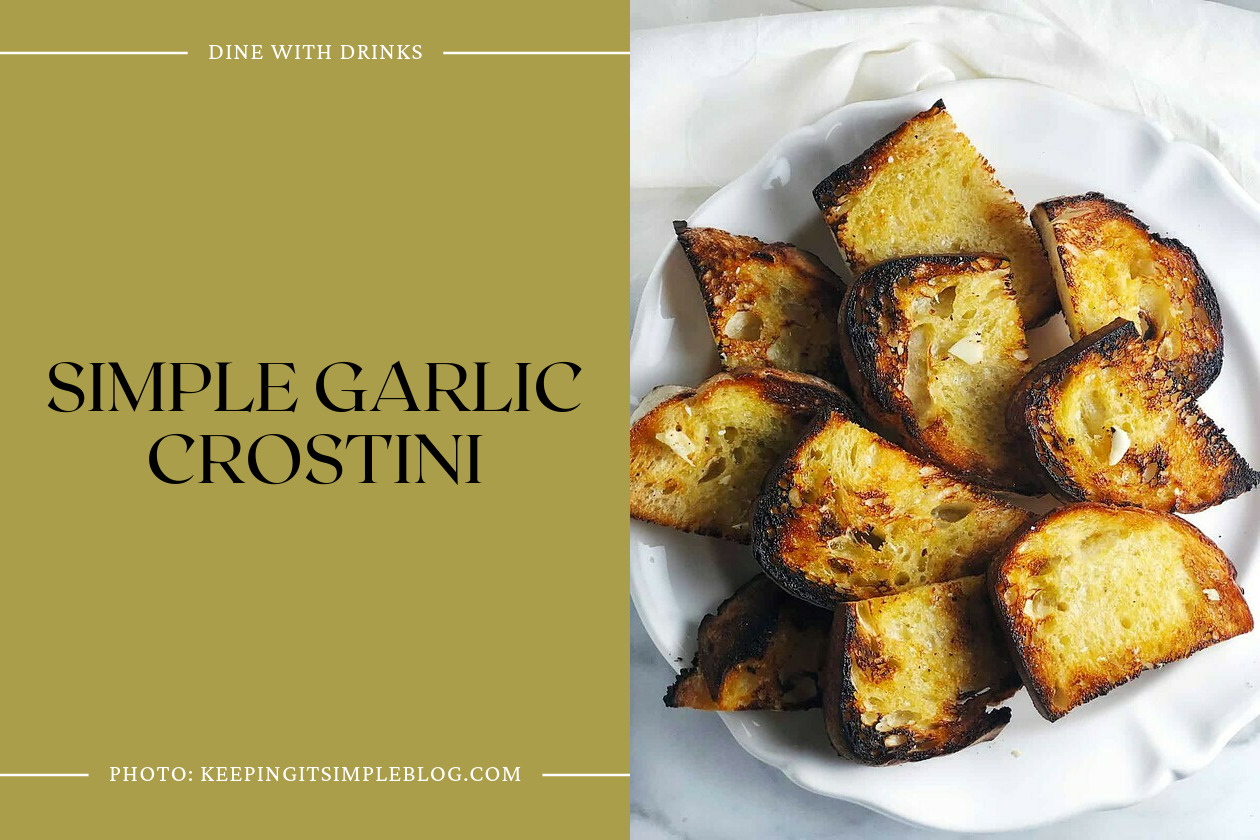 Simple Garlic Crostini