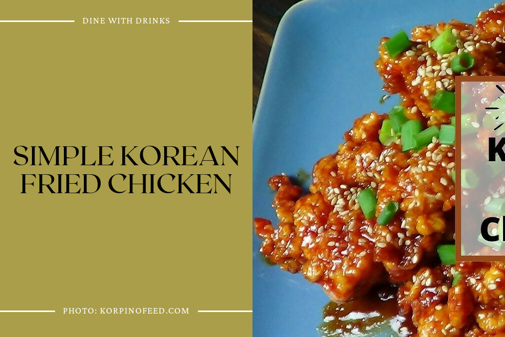 Simple Korean Fried Chicken