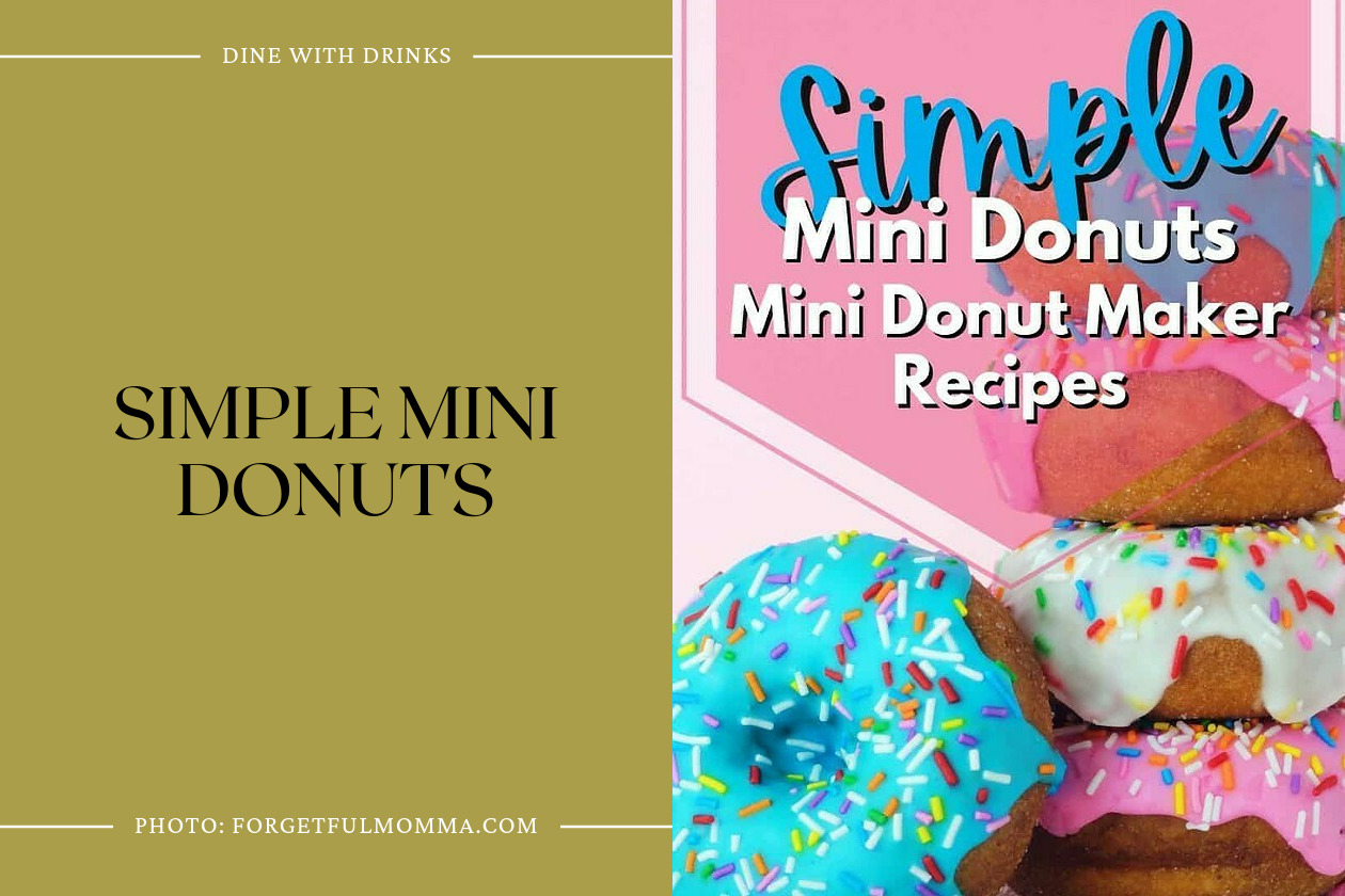 Simple Mini Donuts