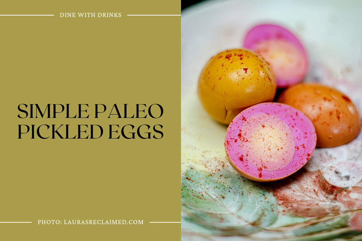 Simple Paleo Pickled Eggs