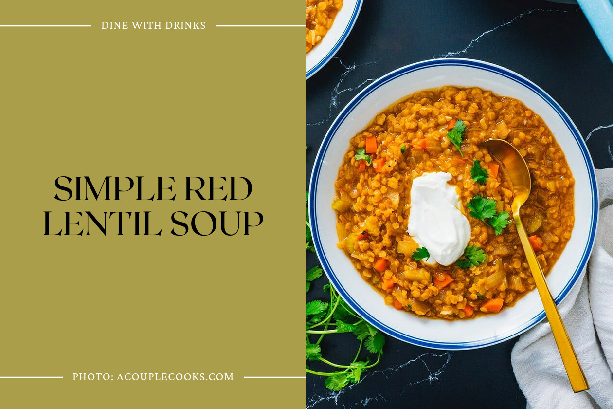 Simple Red Lentil Soup