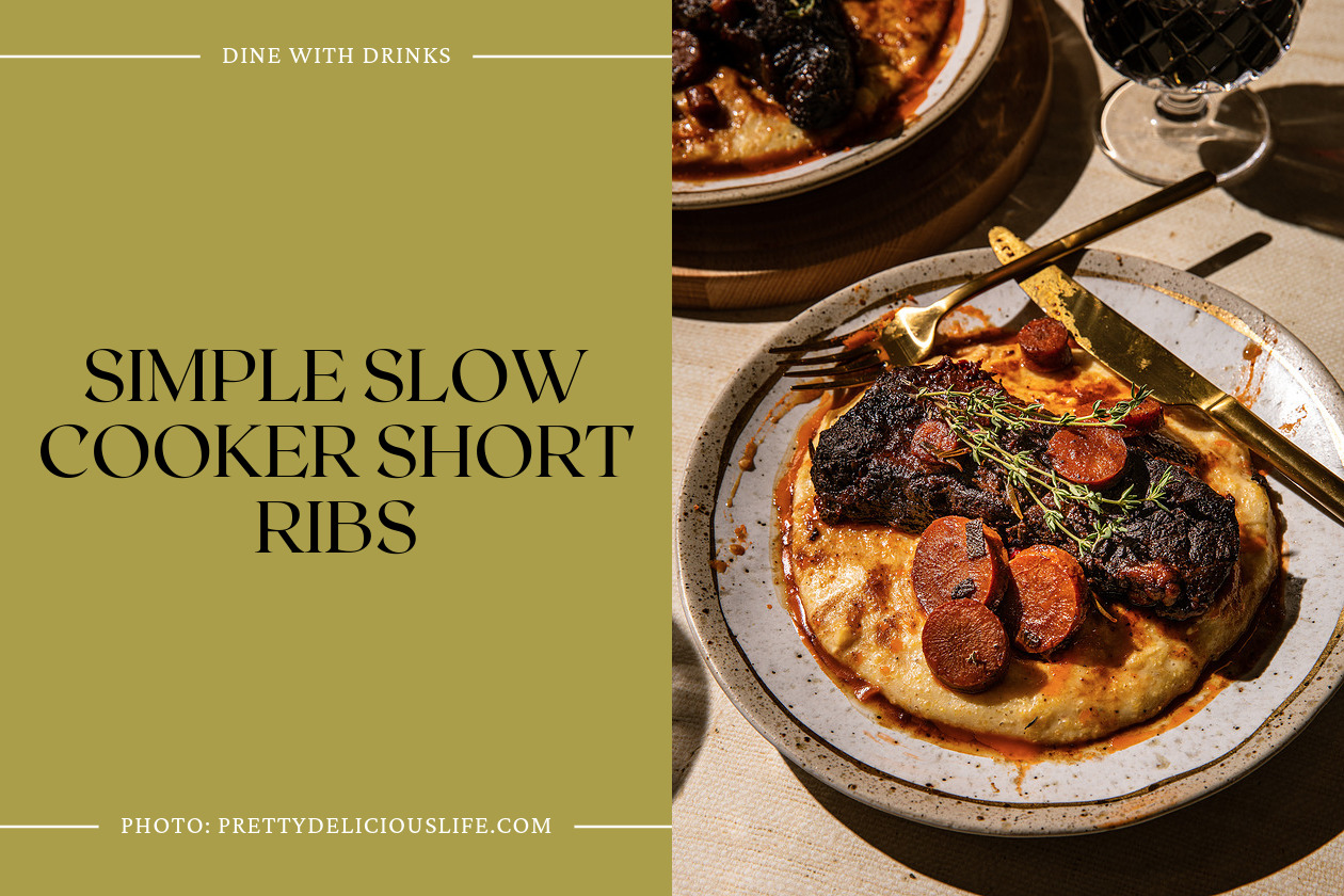 Simple Slow Cooker Short Ribs