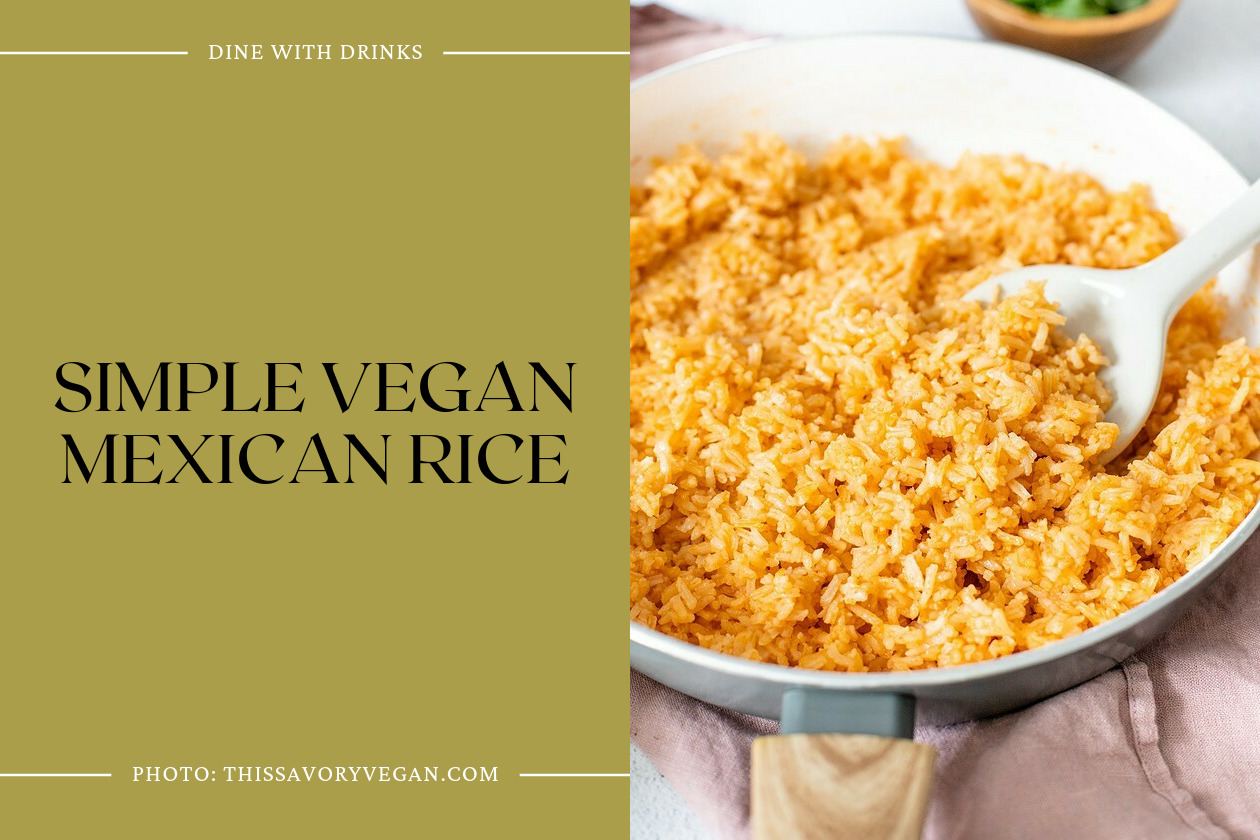 Simple Vegan Mexican Rice