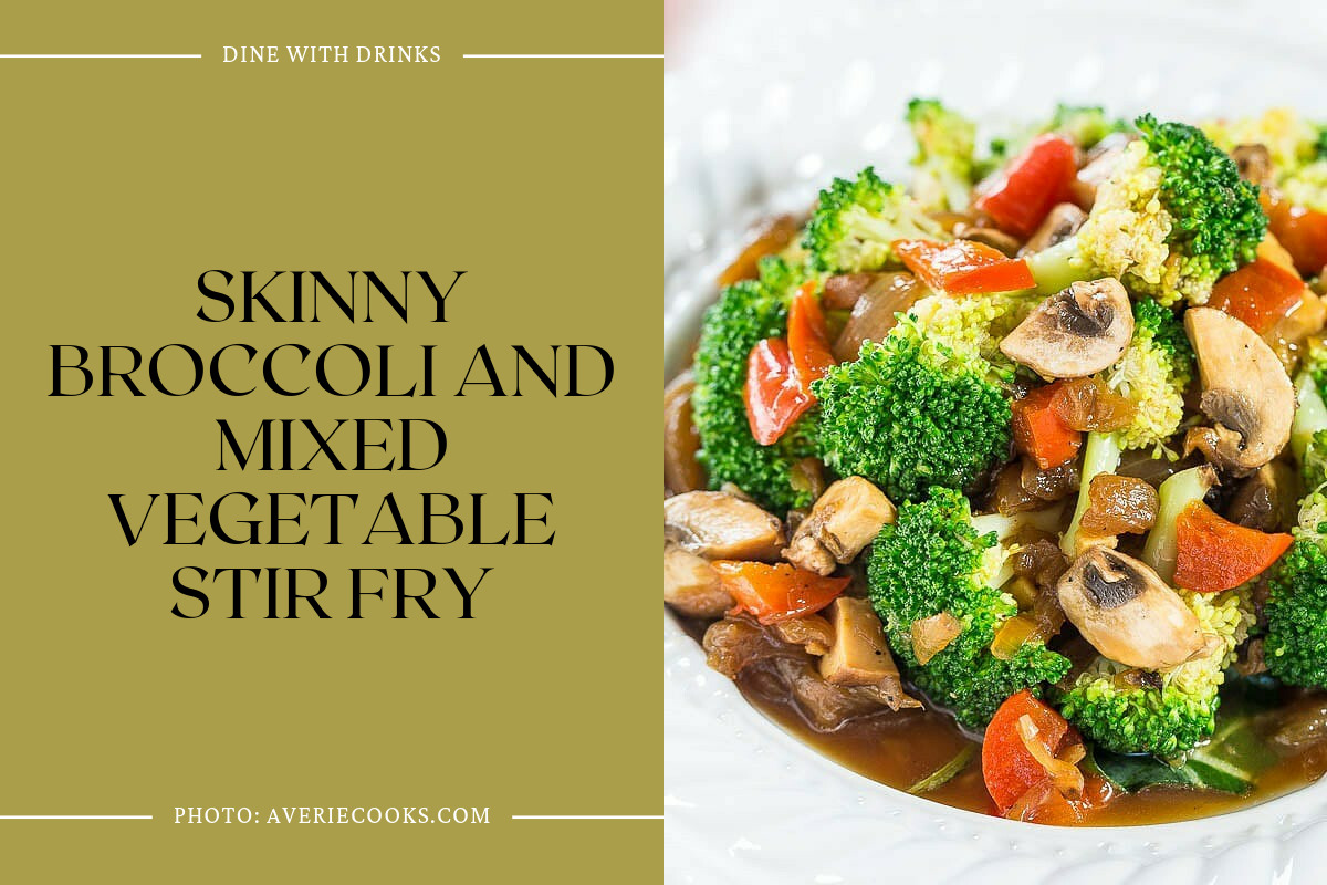 Skinny Broccoli And Mixed Vegetable Stir Fry