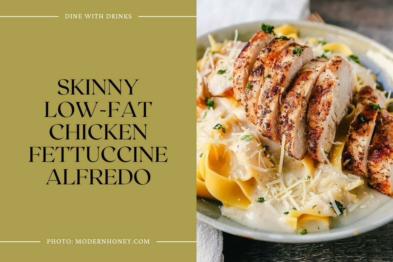 Skinny Low-Fat Chicken Fettuccine Alfredo
