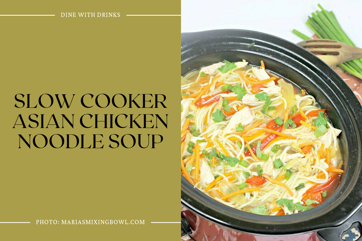 Slow Cooker Asian Chicken Noodle Soup