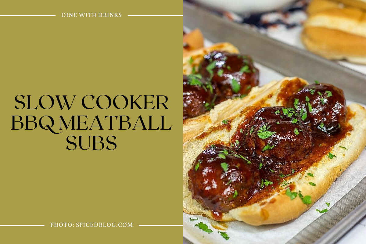 Slow Cooker Bbq Meatball Subs