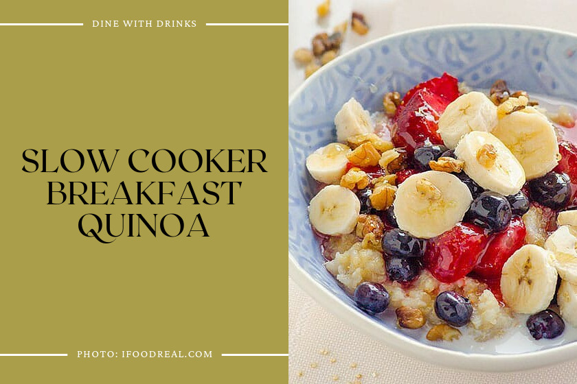 Slow Cooker Breakfast Quinoa