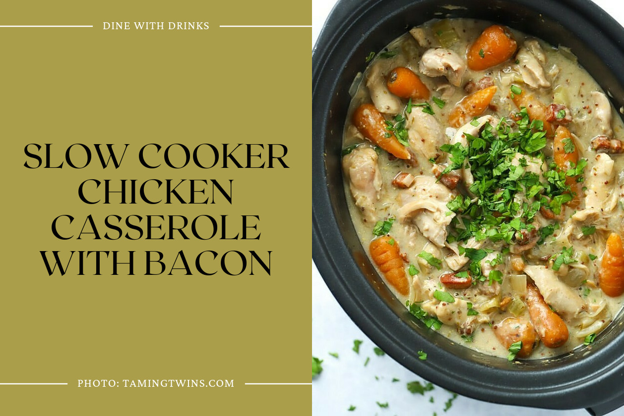 Slow Cooker Chicken Casserole With Bacon