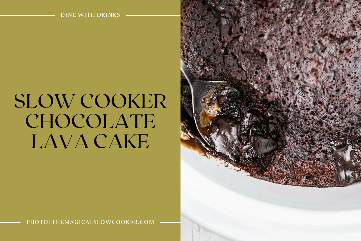 Slow Cooker Chocolate Lava Cake