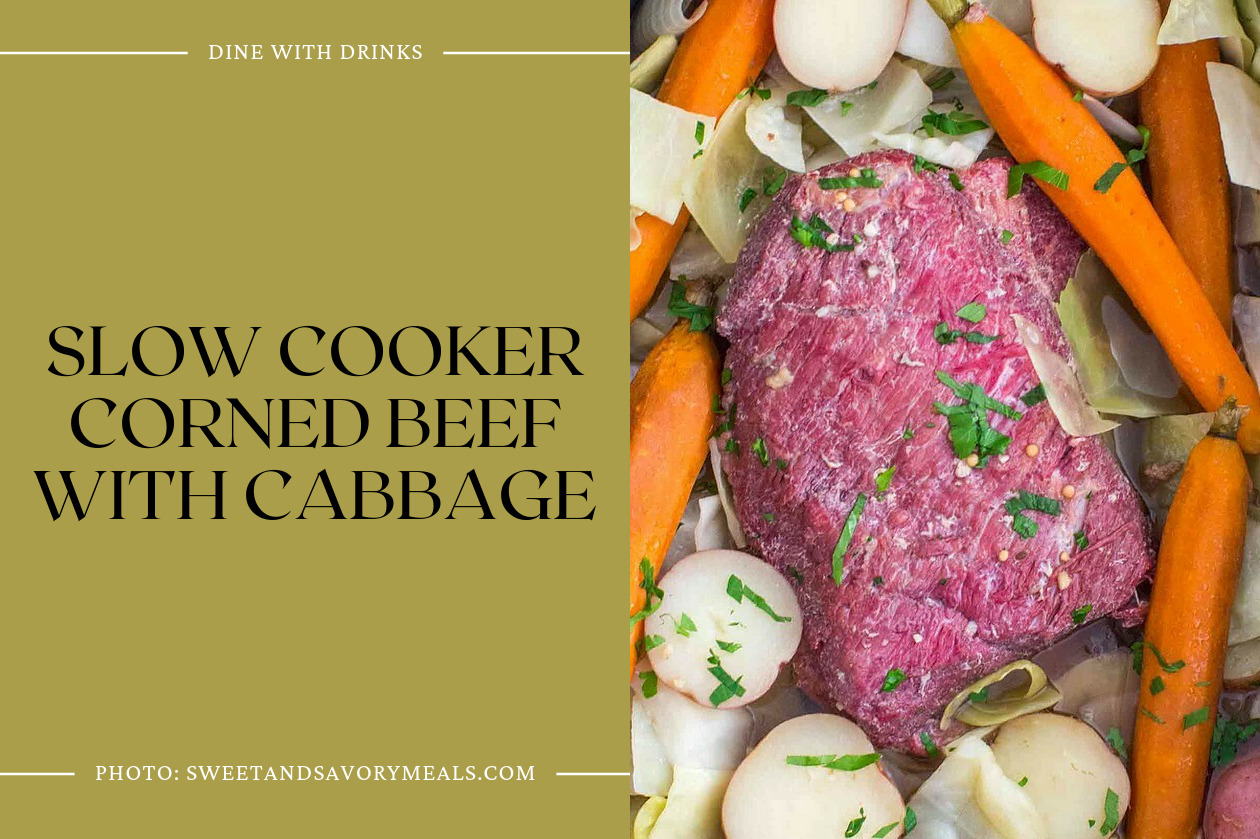 Slow Cooker Corned Beef With Cabbage