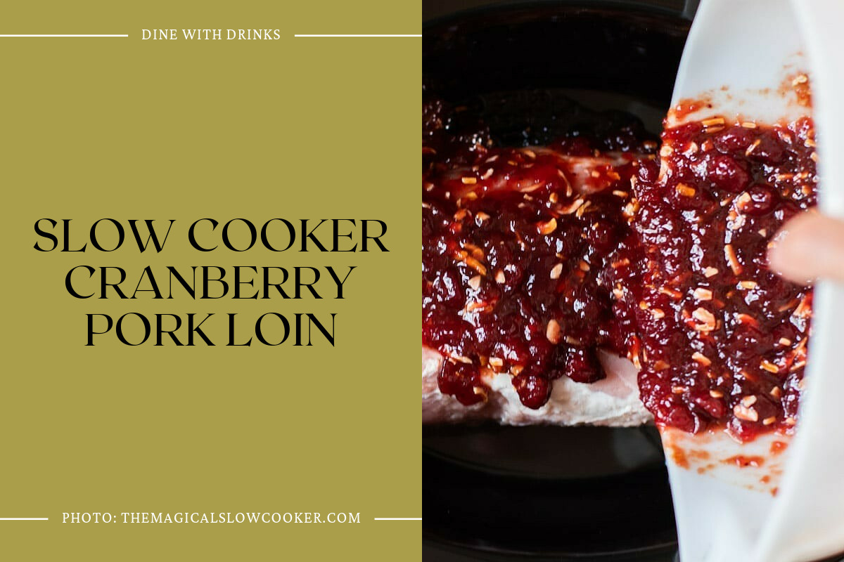 Slow Cooker Cranberry Pork Loin
