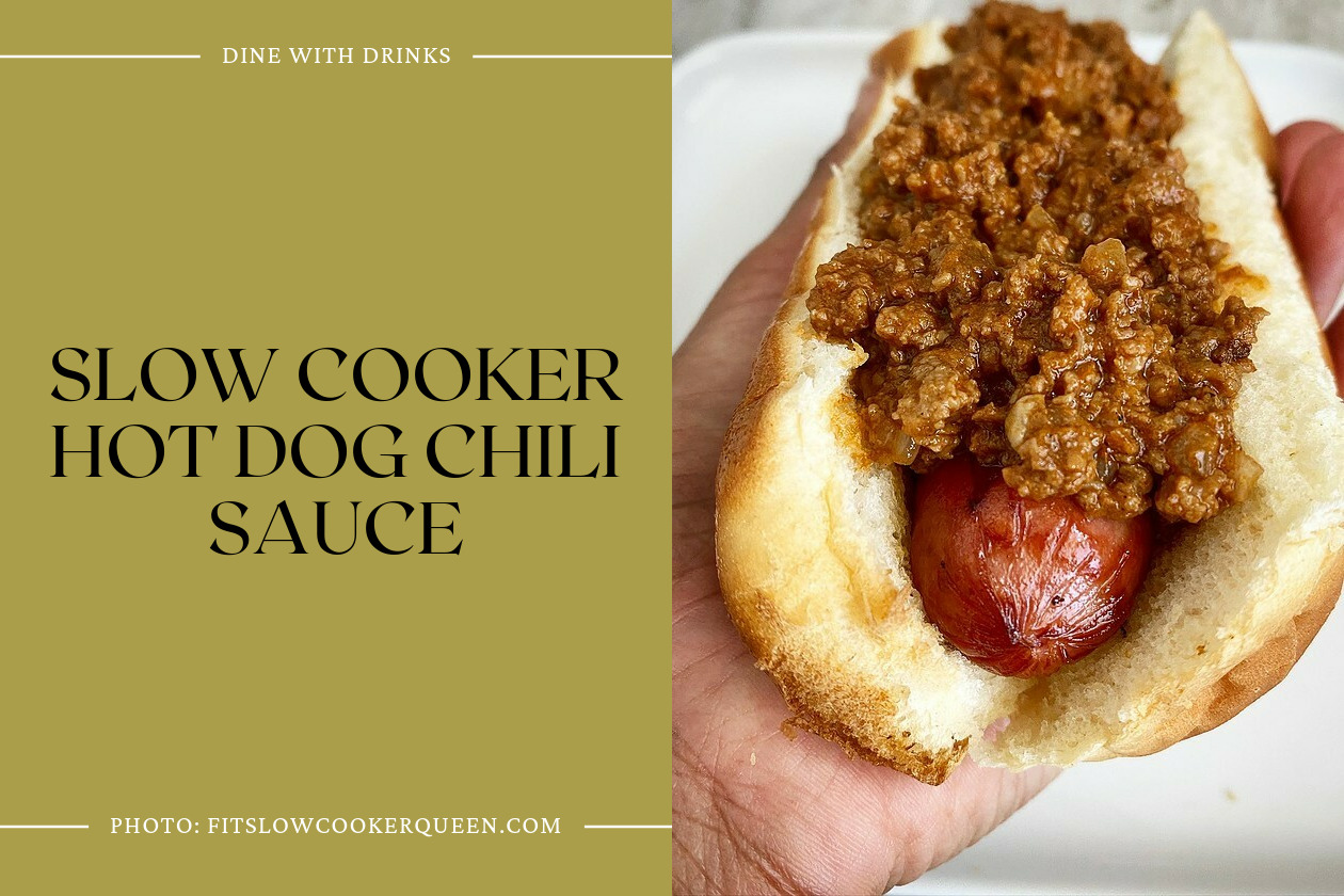 Slow Cooker Hot Dog Chili Sauce