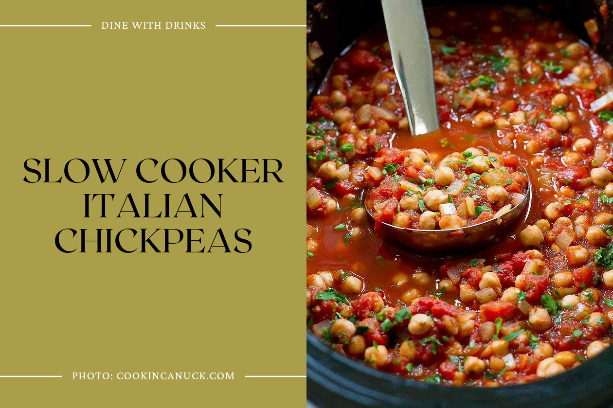 Slow Cooker Italian Chickpeas