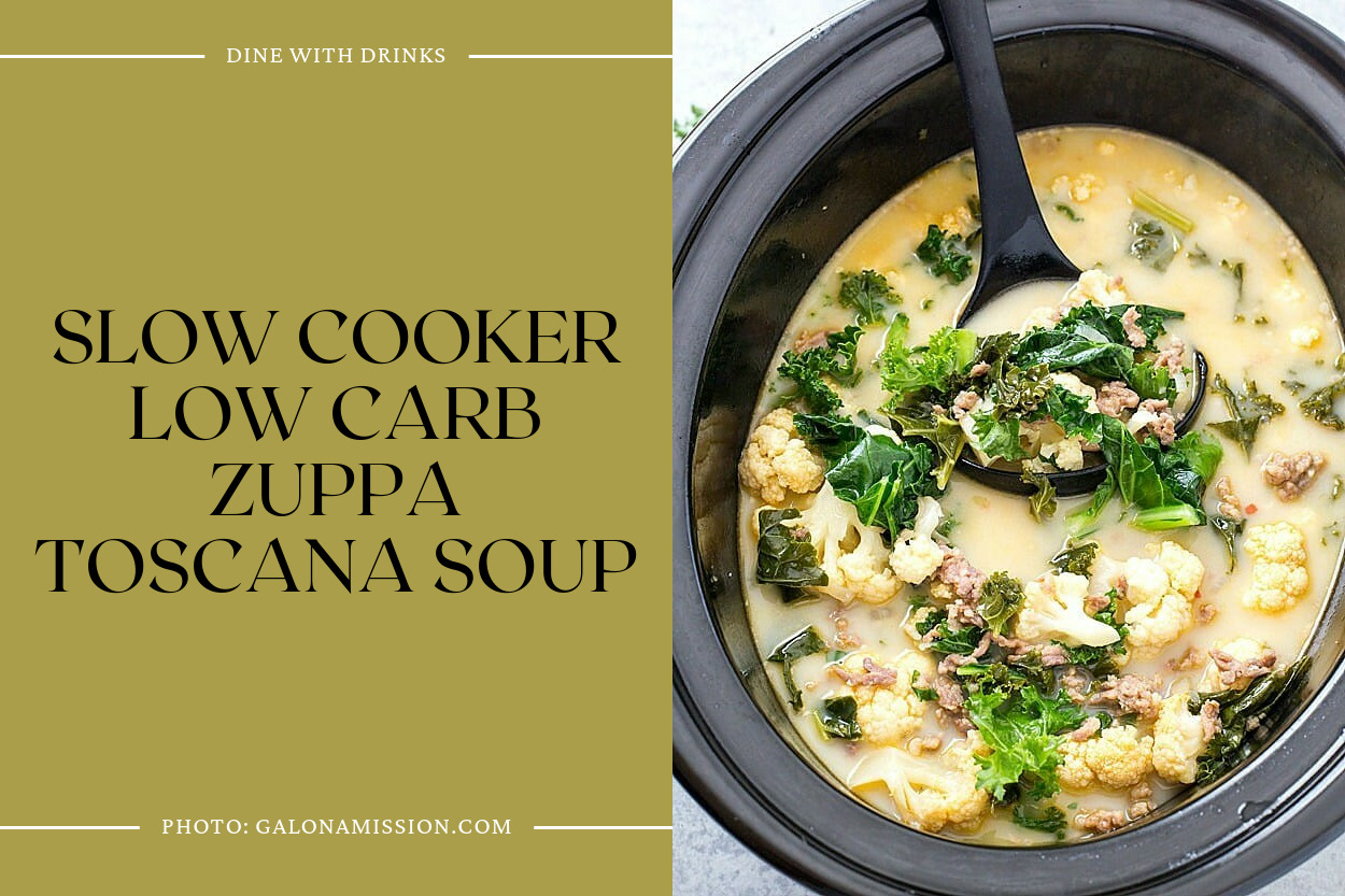 Slow Cooker Low Carb Zuppa Toscana Soup