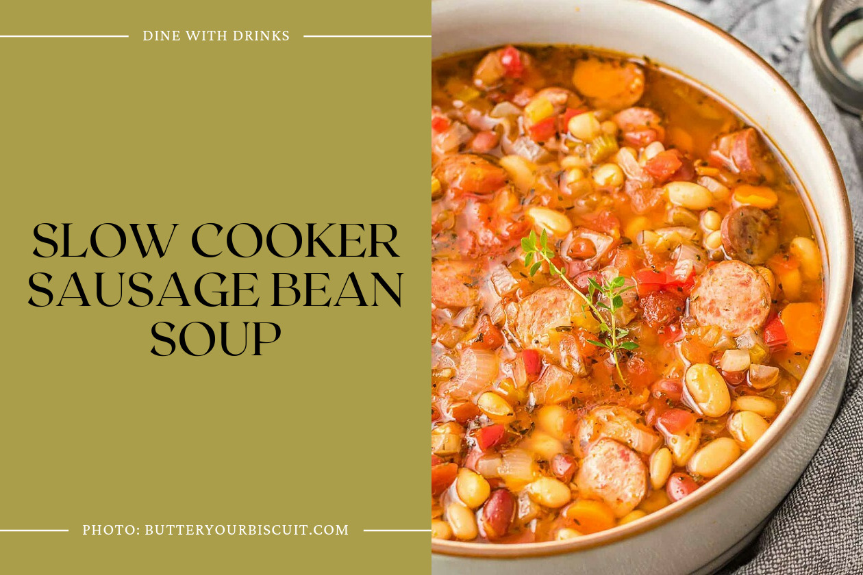 Slow Cooker Sausage Bean Soup