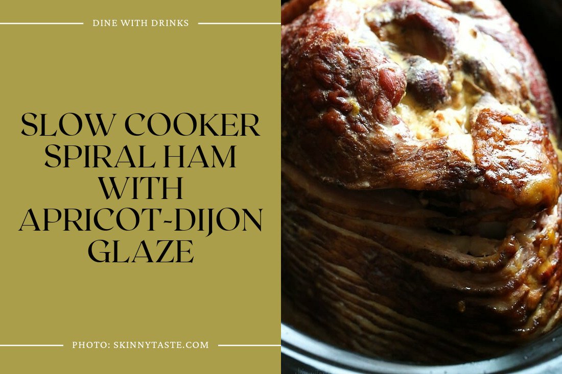 Slow Cooker Spiral Ham With Apricot-Dijon Glaze