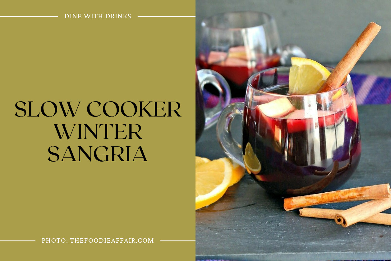 Slow Cooker Winter Sangria