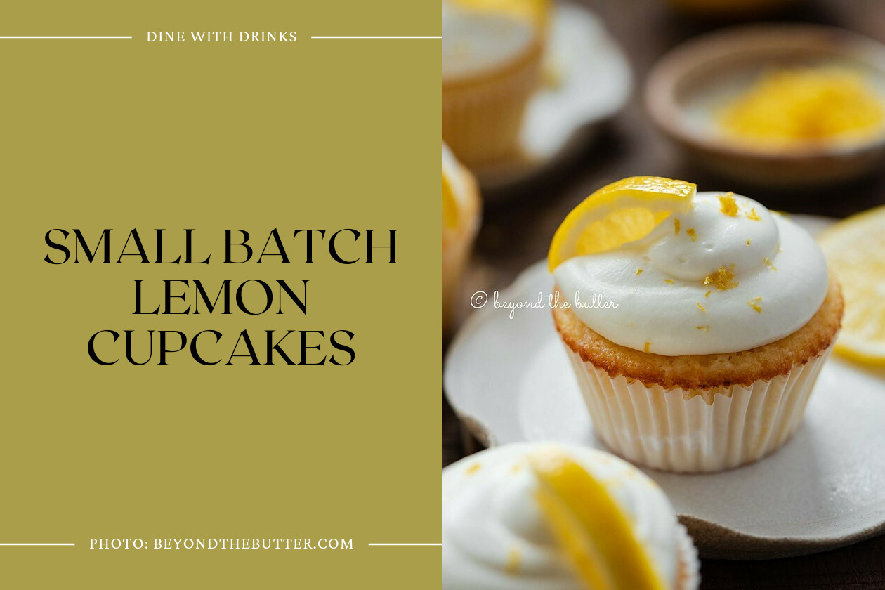 Small Batch Lemon Cupcakes