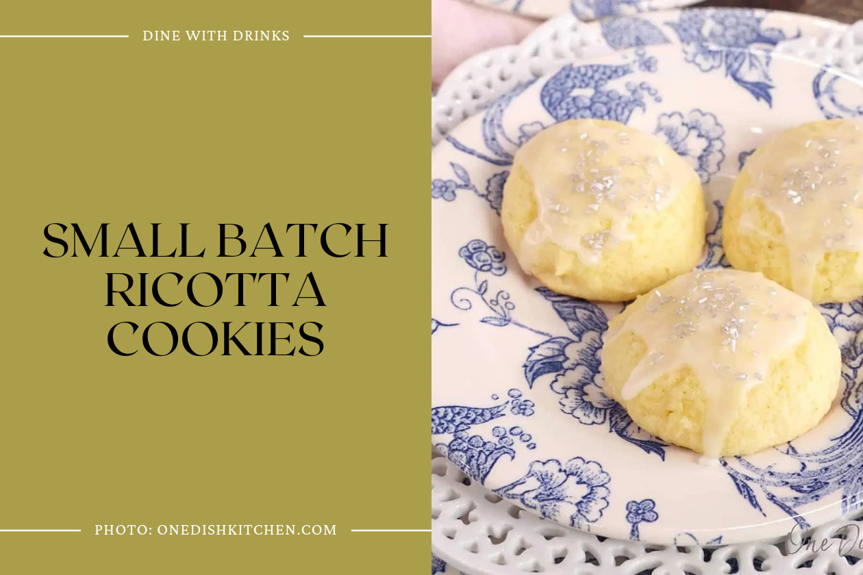 Small Batch Ricotta Cookies