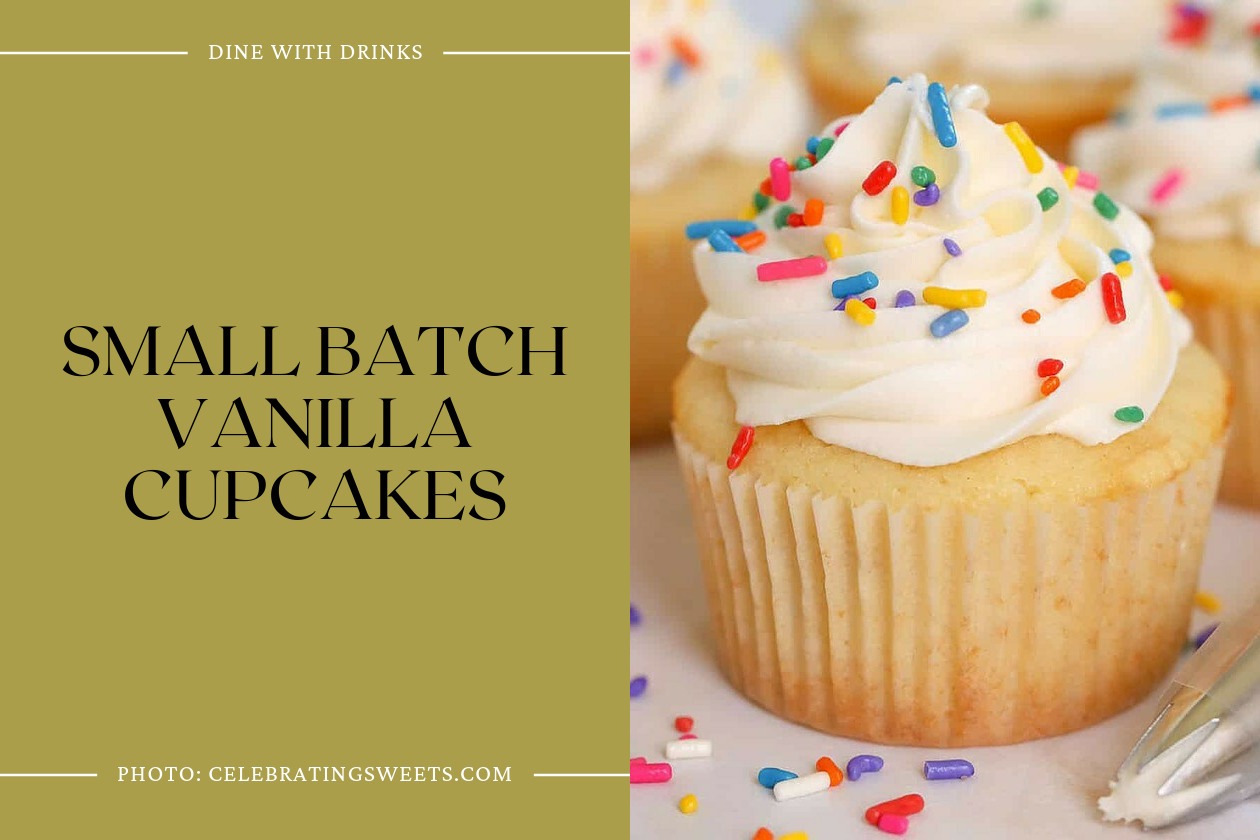 Small Batch Vanilla Cupcakes