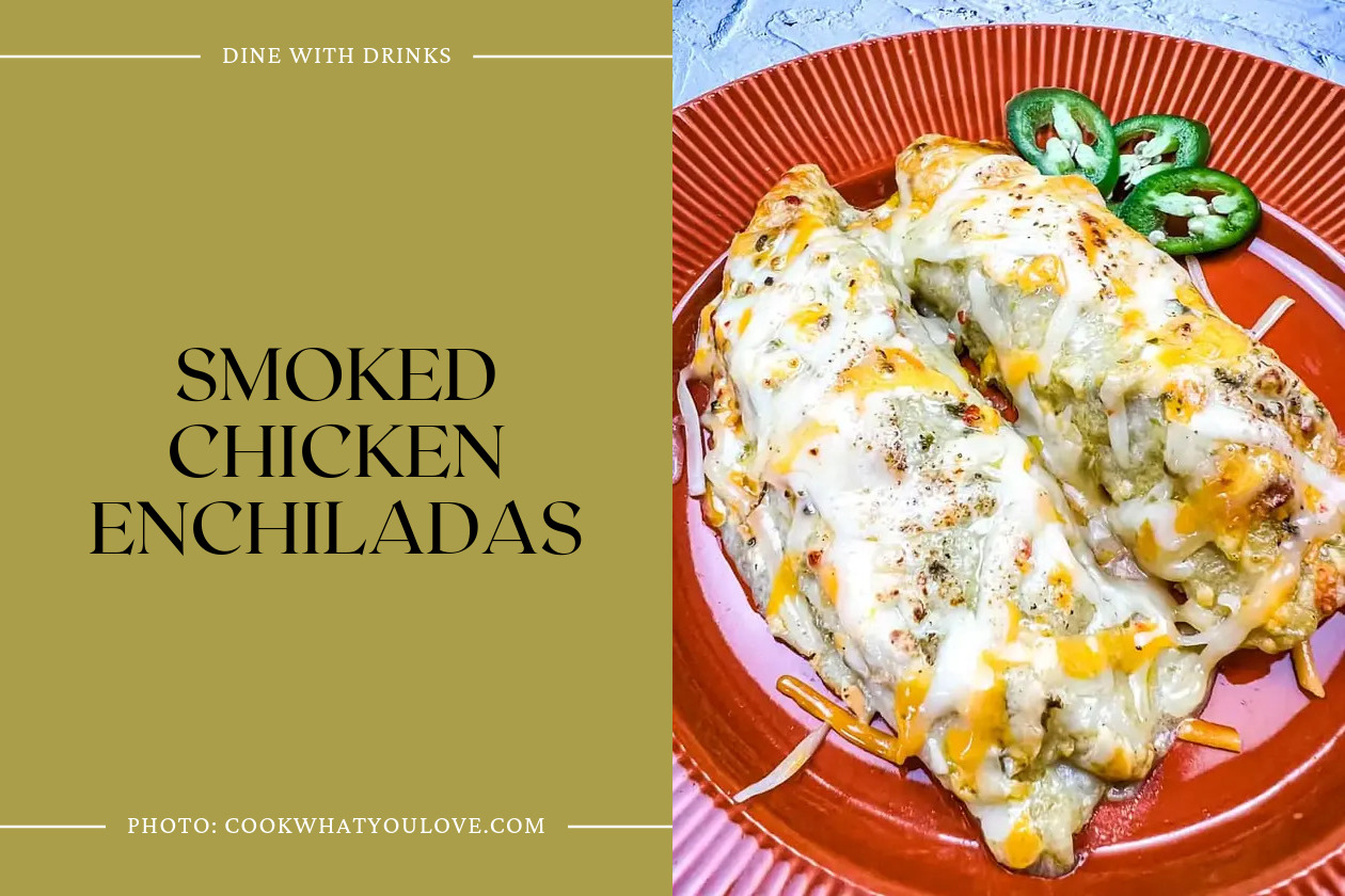Smoked Chicken Enchiladas