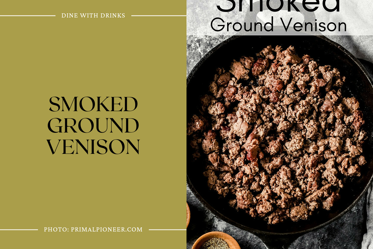 Smoked Ground Venison