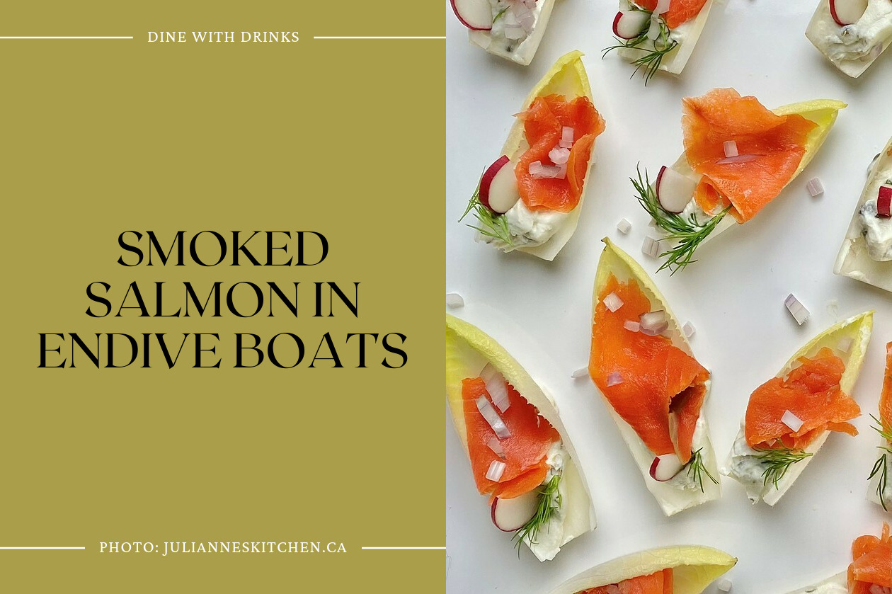 Smoked Salmon In Endive Boats