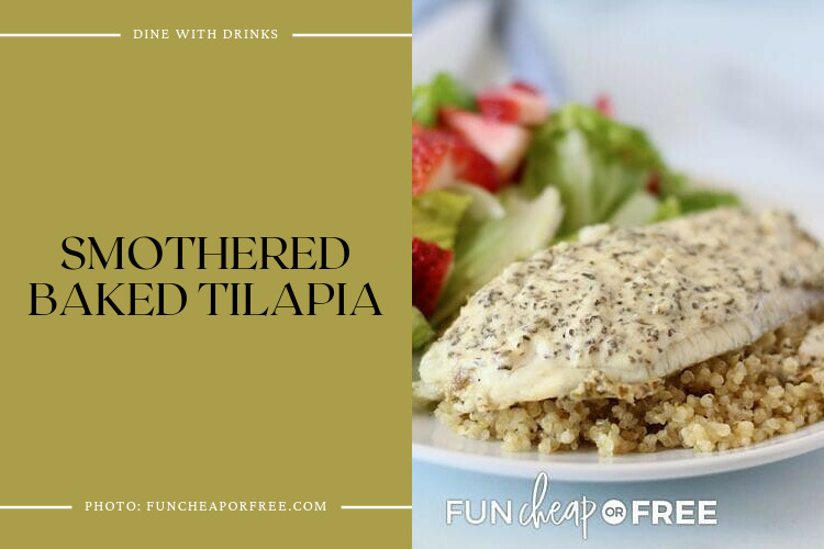 Smothered Baked Tilapia