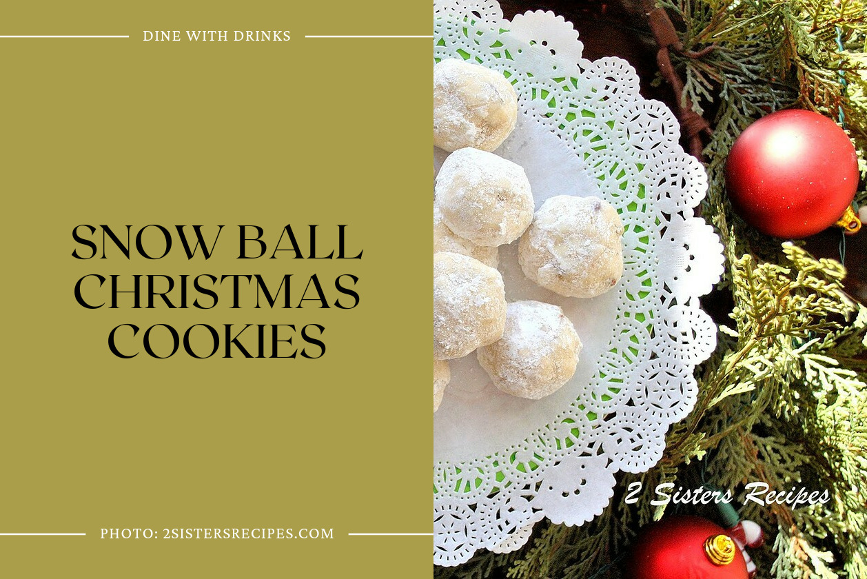 Snow Ball Christmas Cookies