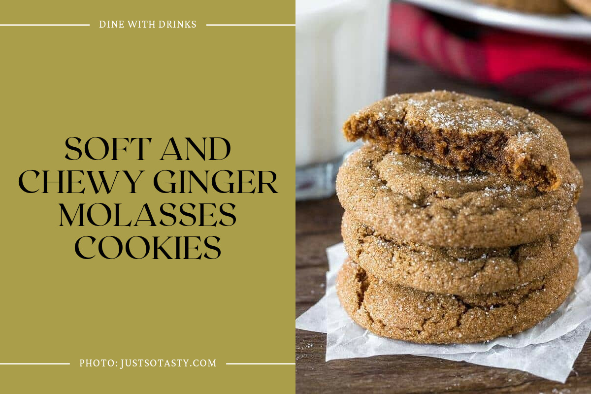 Soft And Chewy Ginger Molasses Cookies