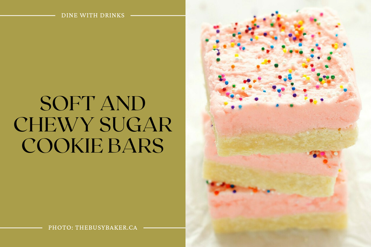 Soft And Chewy Sugar Cookie Bars