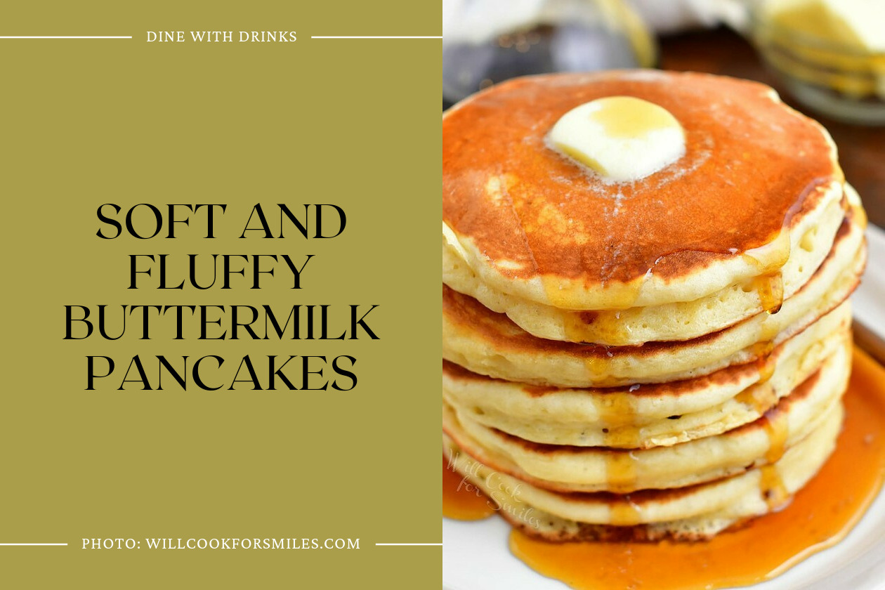 Soft And Fluffy Buttermilk Pancakes
