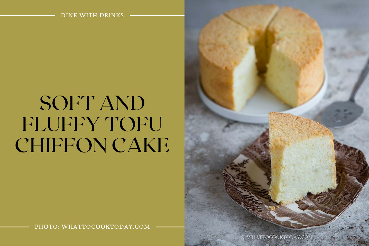 Soft And Fluffy Tofu Chiffon Cake