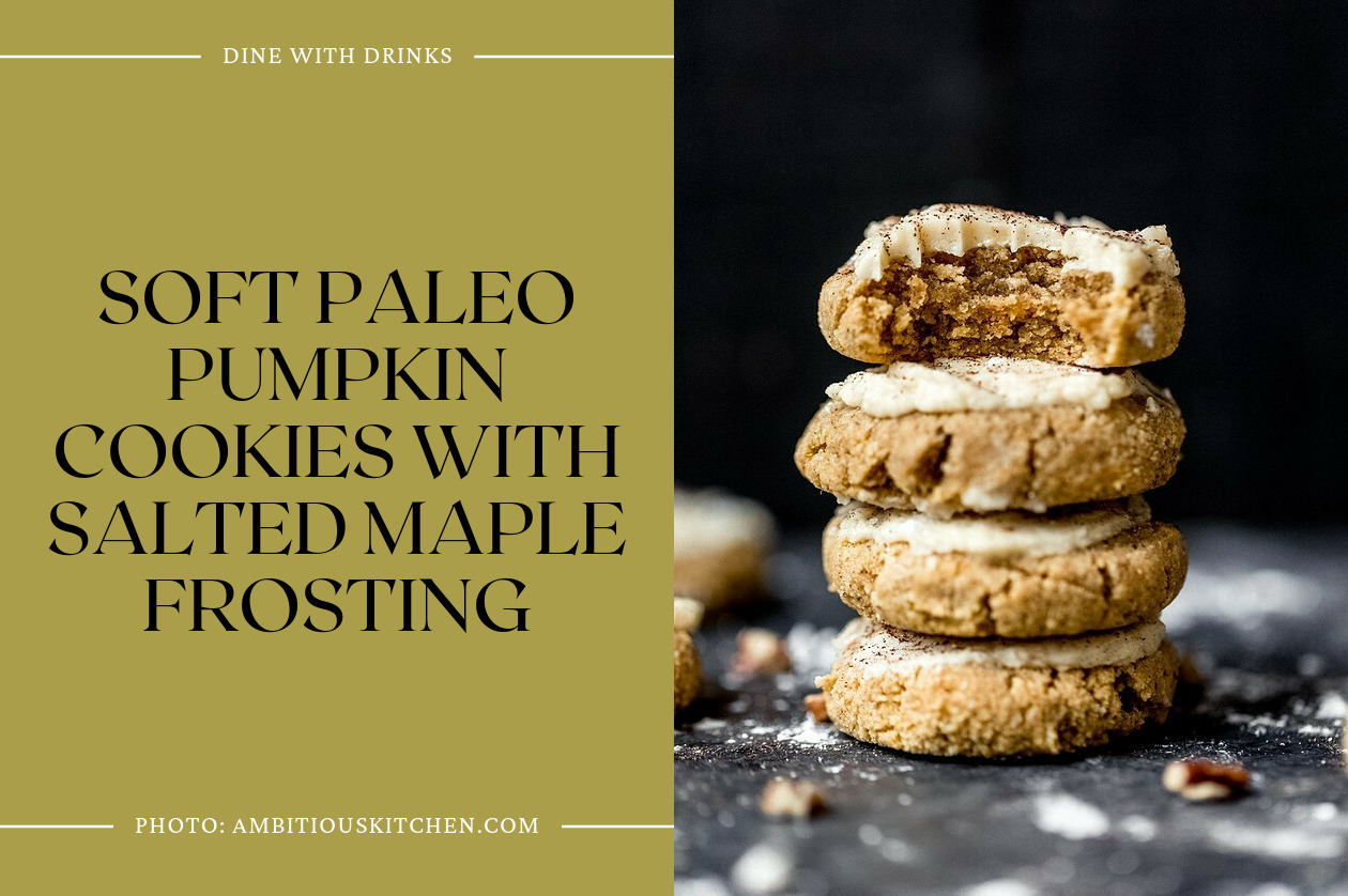 Soft Paleo Pumpkin Cookies With Salted Maple Frosting