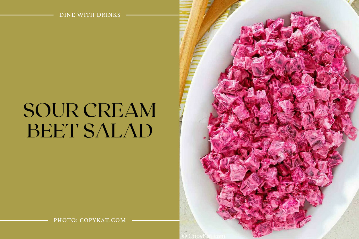 Sour Cream Beet Salad