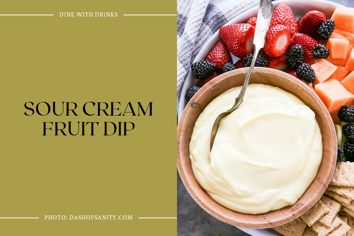 Sour Cream Fruit Dip