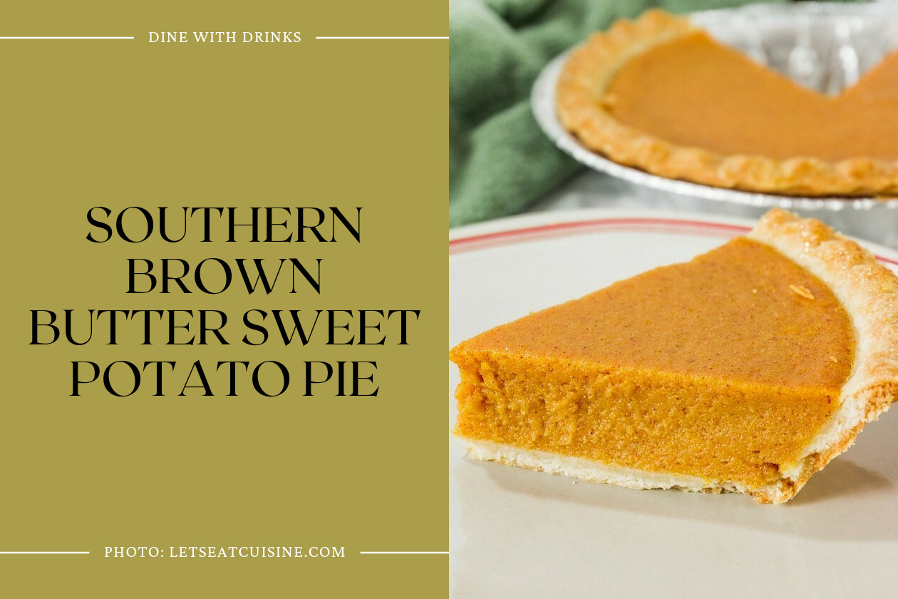 Southern Brown Butter Sweet Potato Pie