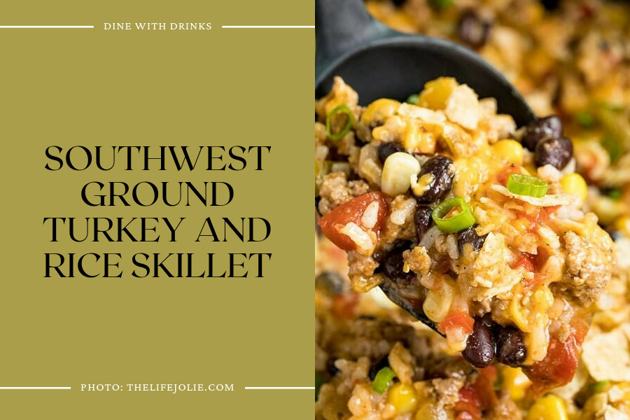 Southwest Ground Turkey And Rice Skillet