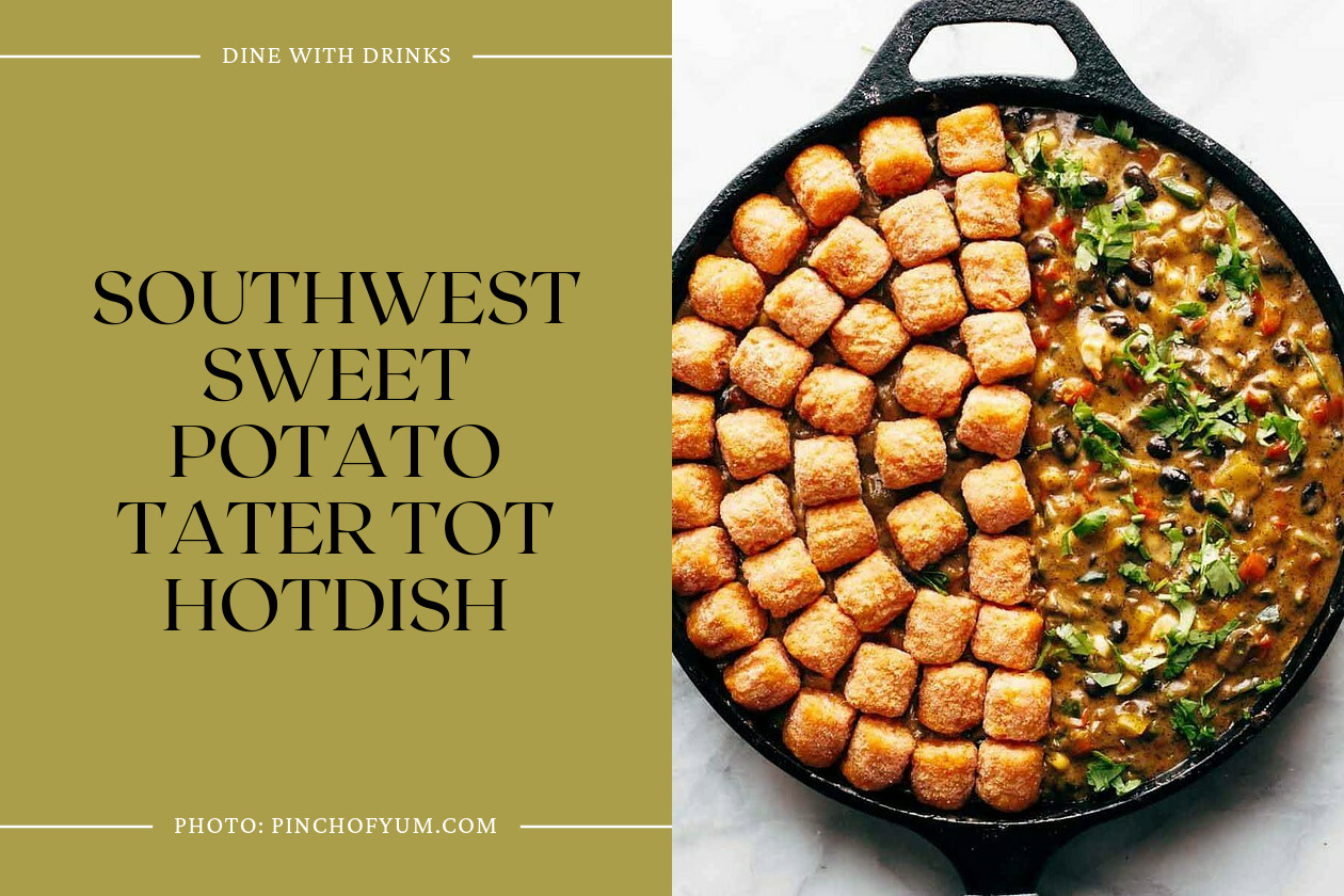 Southwest Sweet Potato Tater Tot Hotdish