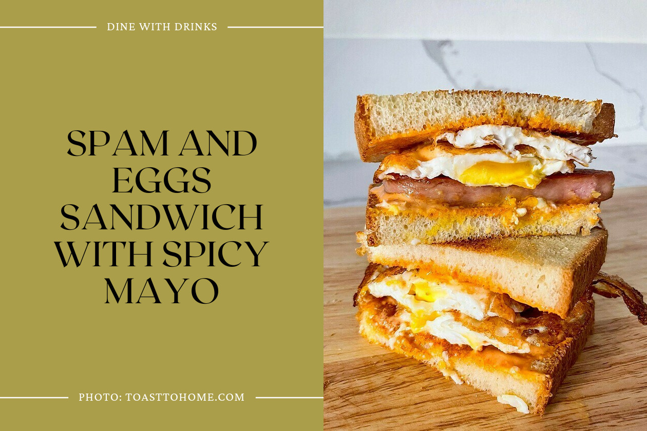 Spam And Eggs Sandwich With Spicy Mayo