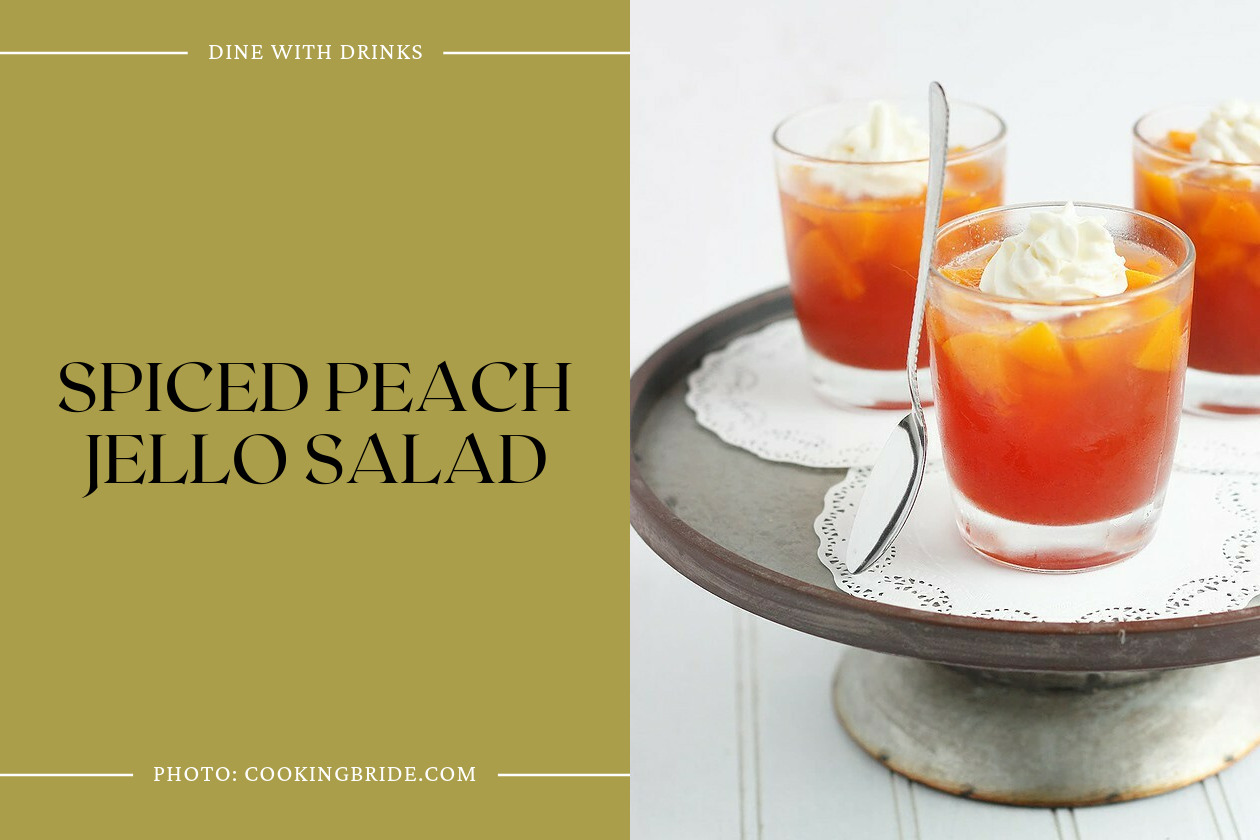 Spiced Peach Jello Salad