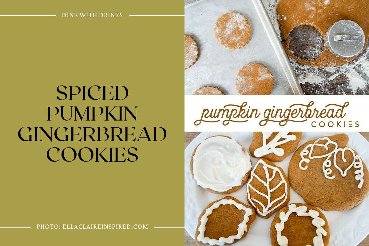 Spiced Pumpkin Gingerbread Cookies