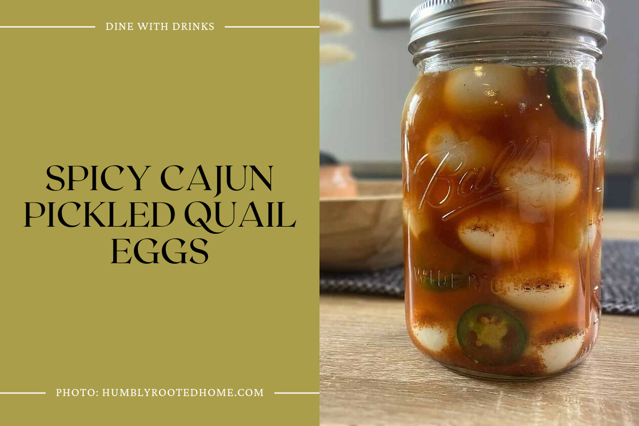 Spicy Cajun Pickled Quail Eggs