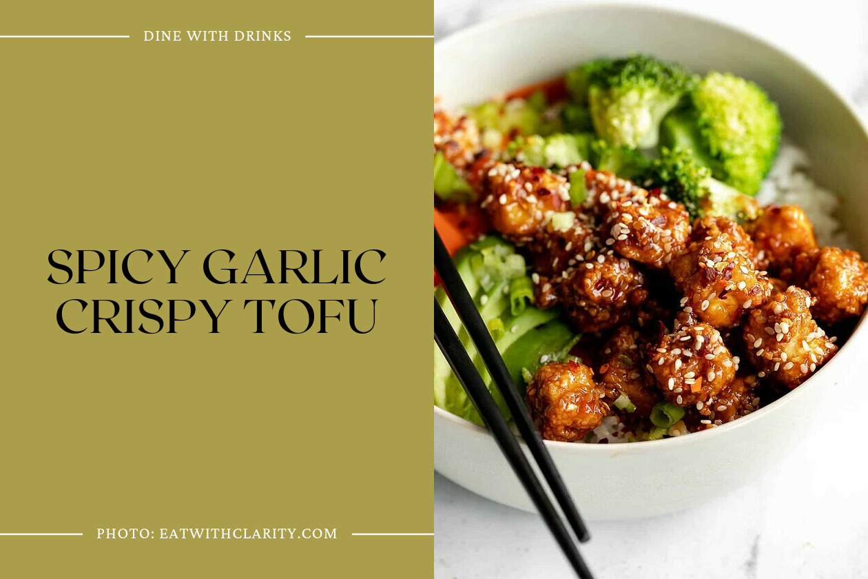 Spicy Garlic Crispy Tofu