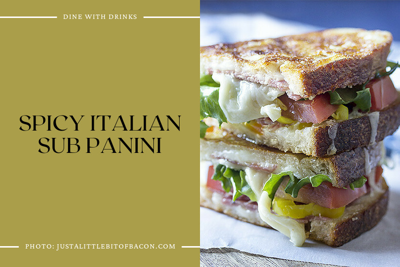 Spicy Italian Sub Panini