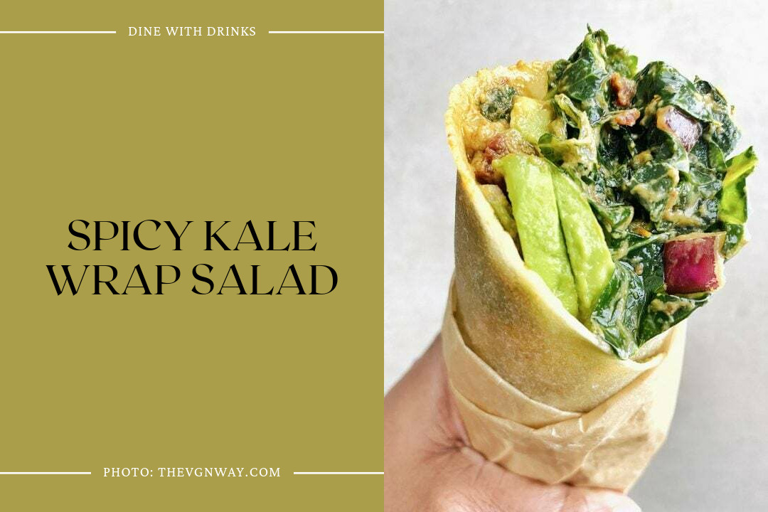 Spicy Kale Wrap Salad