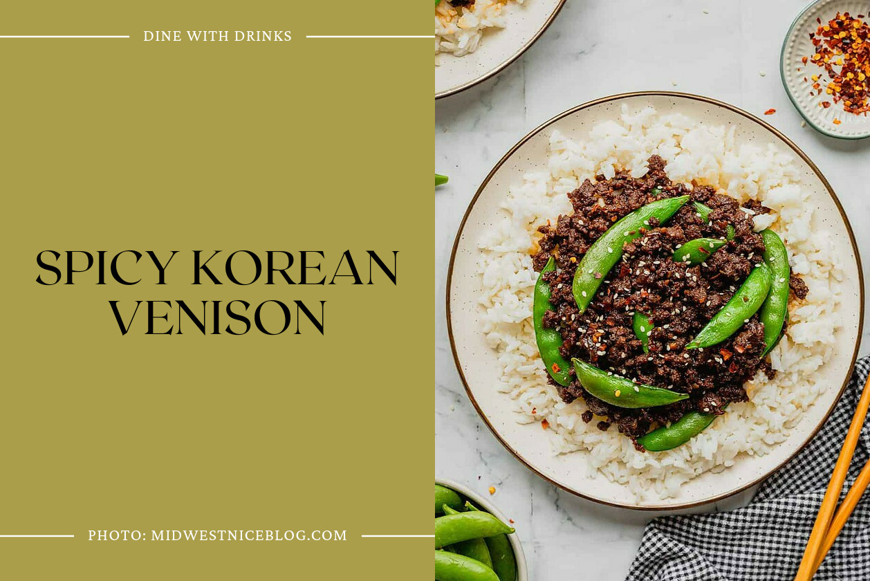 Spicy Korean Venison