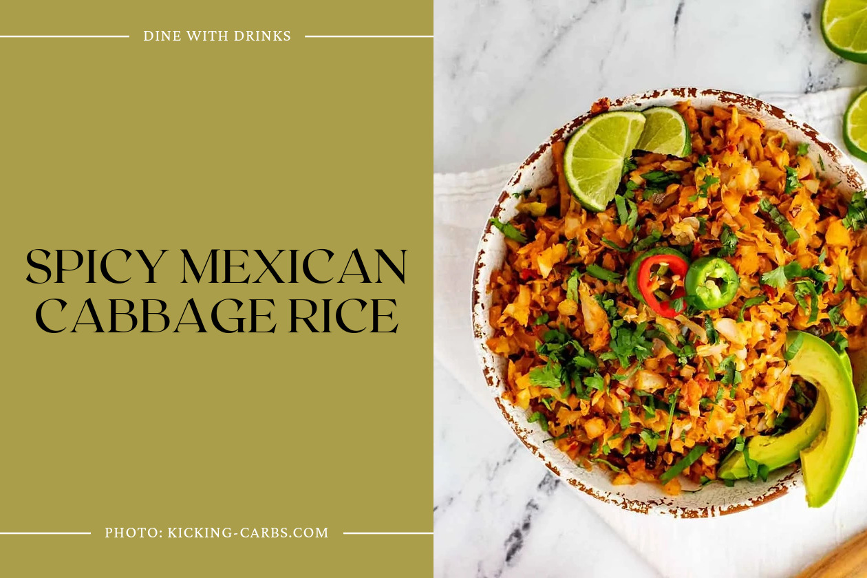 Spicy Mexican Cabbage Rice