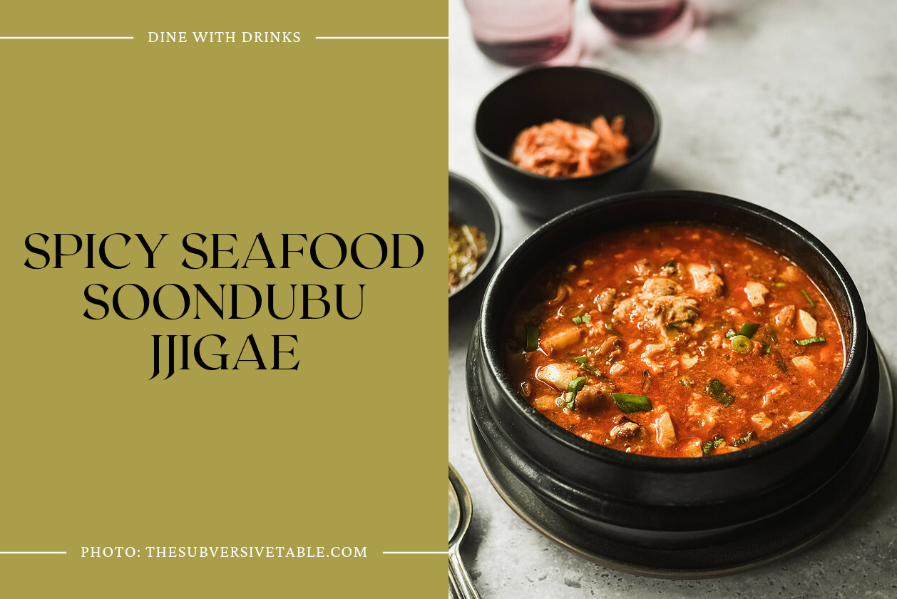 Spicy Seafood Soondubu Jjigae